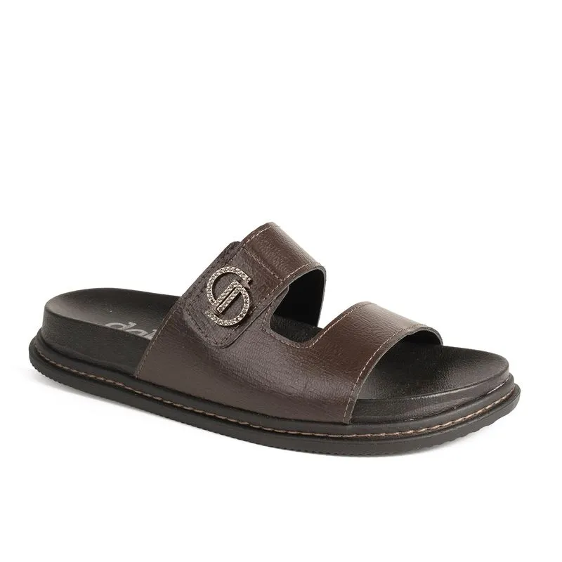 Slide Dakota Flatform Marrom 34