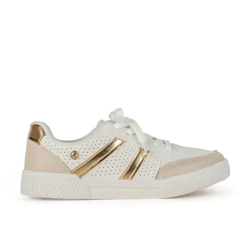 Tênis Kolosh Casual Branco e Bege 36