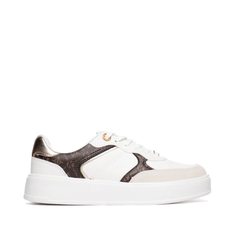 Tênis Feminino Kolosh Flatform Impulse+ Branco/Marrom - 39