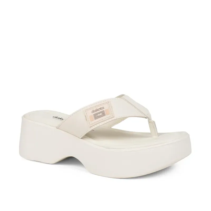 Tamanco Dakota Anabela Bege 34