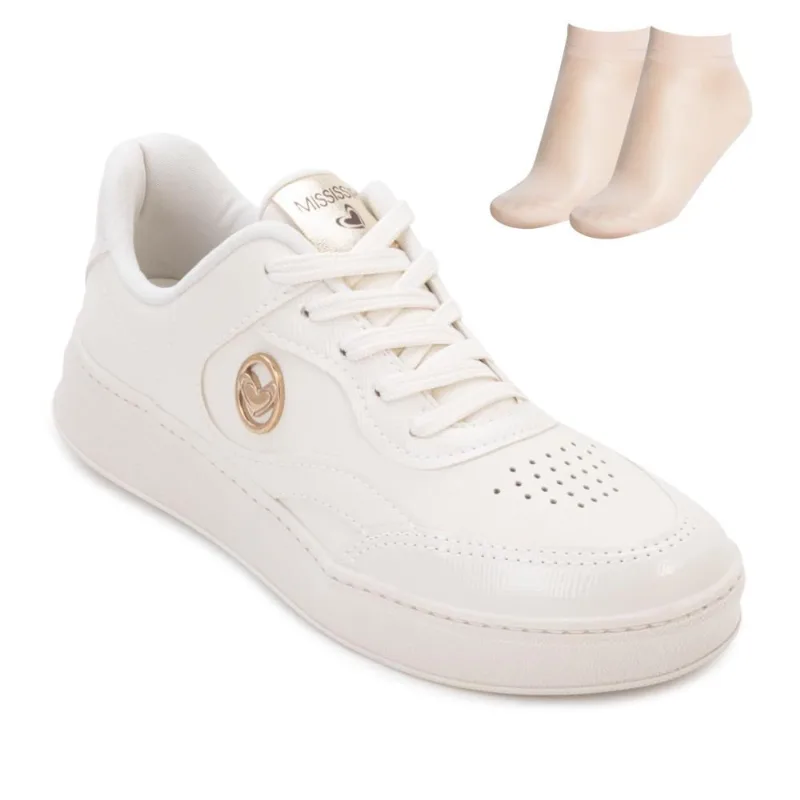 Tênis Casual Mississipi Bb e Meia MS25-J0031 39 / Bege