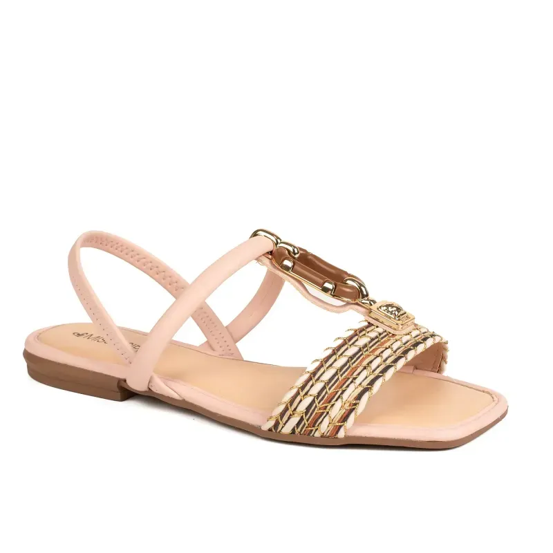 Sandália Mississipi Rasteira Rosa 36