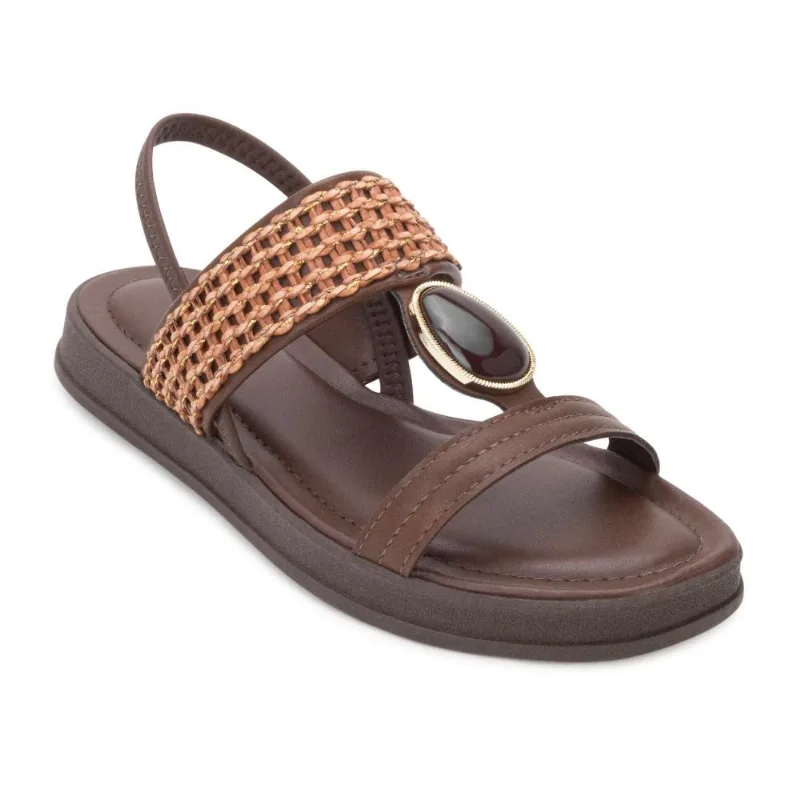 Sandália Flatform M Dakota DT25-Y9711 37 / Marrom