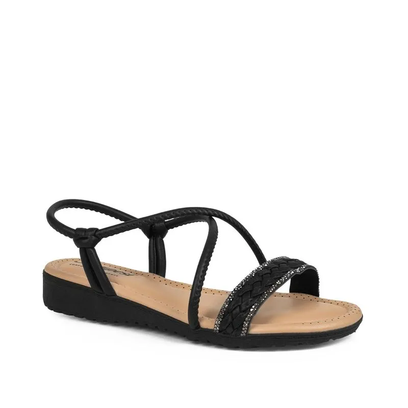 Sandália Campesí Anabela Preta 33
