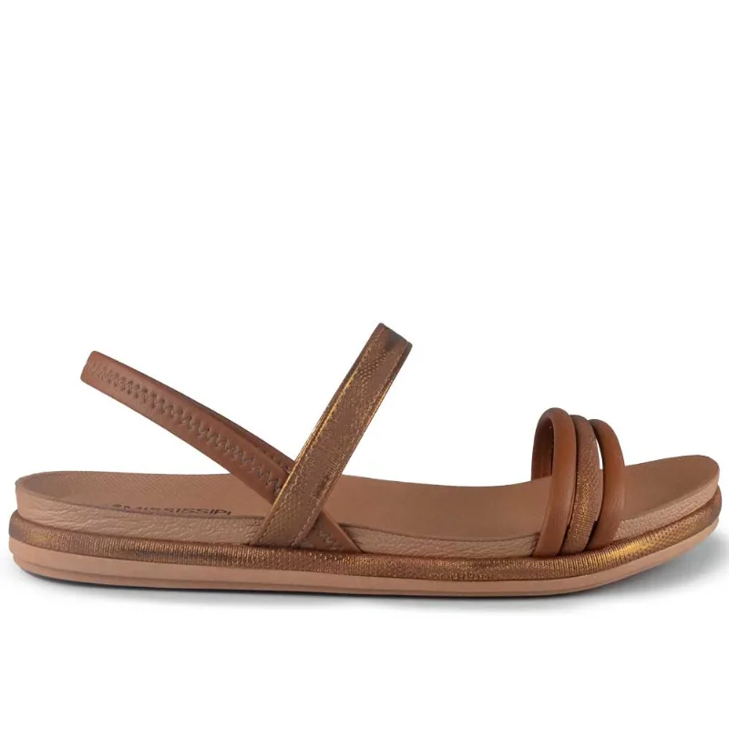 Sandália Papete Mississipi Feminina MF454 003 RIVES TABACO 40