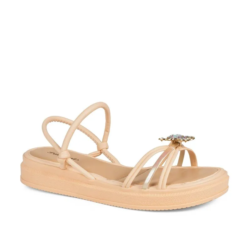 Sandália Pink Cats Infantil Flatform Laranja 30