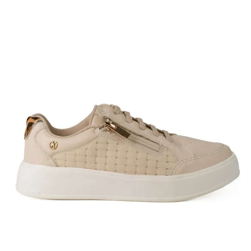 Tênis Kolosh Flatform Bege 40