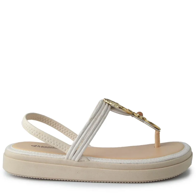 Sandália Flatform Mississipi Feminina JO062 003 LINZ LATTE 40