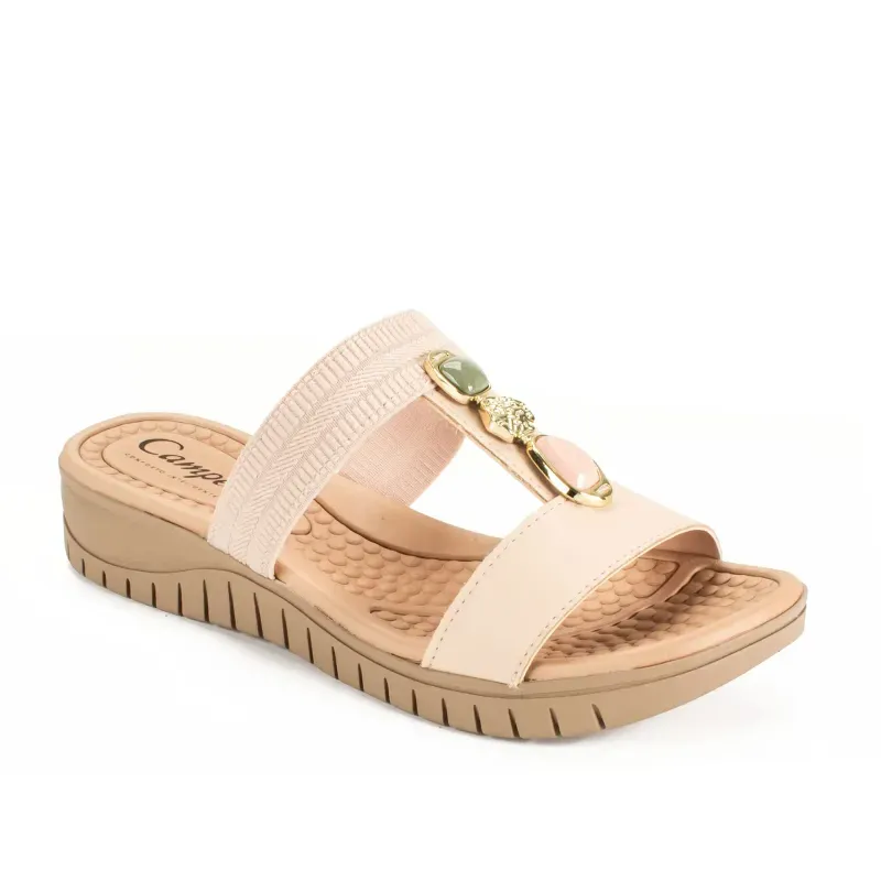 Tamanco Campesí Flatform Rosa 34