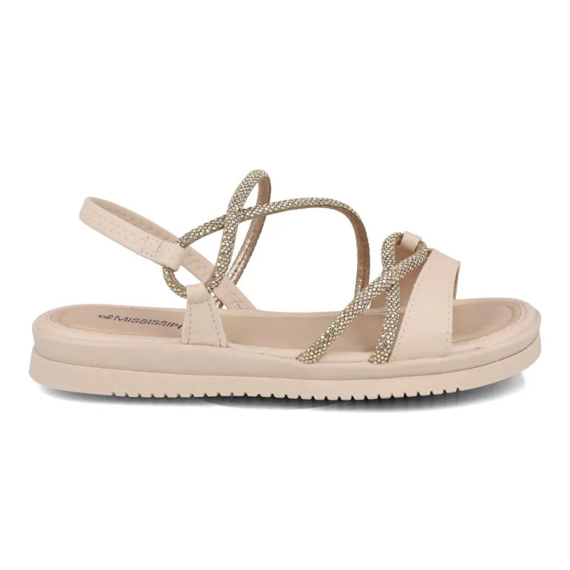 Sandália Mississipi Rives Plataforma Feminina Off White 37