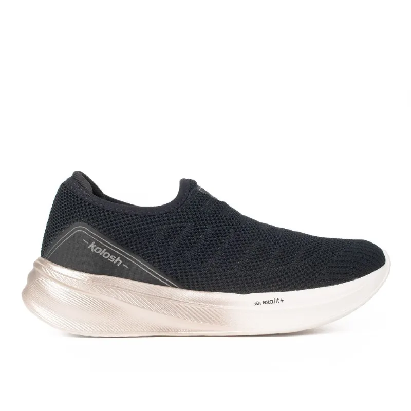 Tênis Kolosh Esportivo Feminino Slip On Preto 38