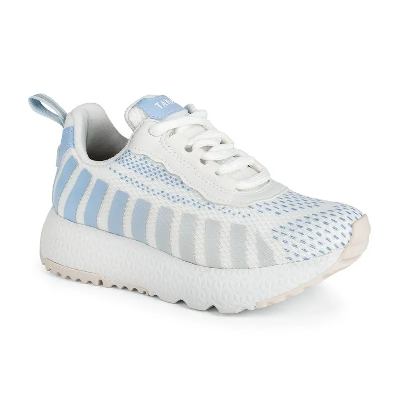 Tênis Tanara Casual Azul e Branco 34