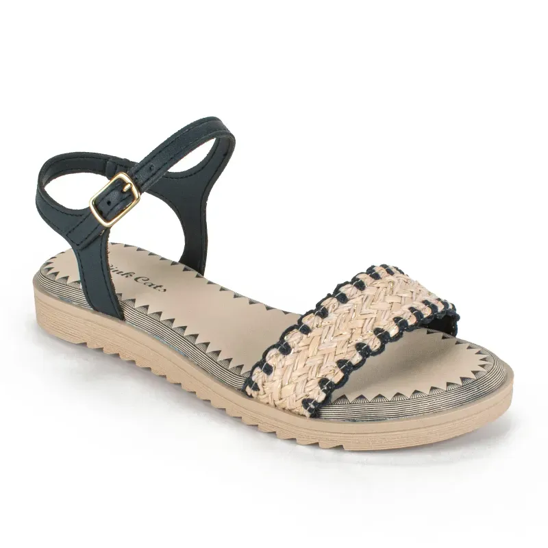 Sandália Pink Cats Infantil Flatform Azul 34