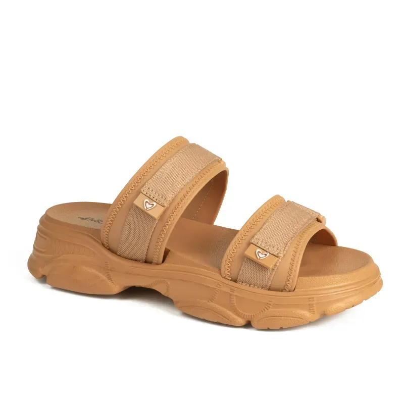 Slide Mississipi Flatform Caramelo 39