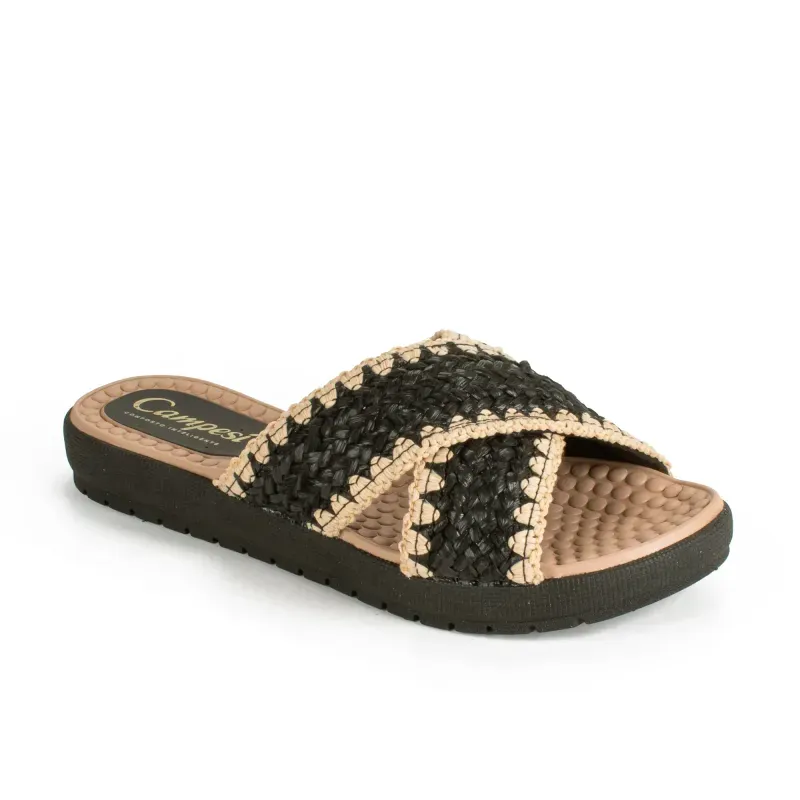 Slide Campesí Flatform Preto 35