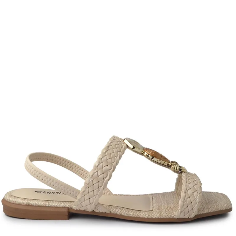 Sandália Rasteira Mississipi Feminina JO401 03 MIARA/RIVES COTON 34
