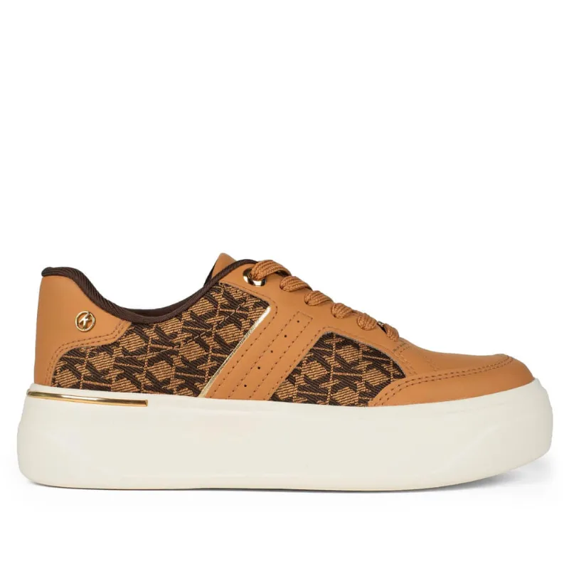 Tênis Feminino Kolosh Flatform EVAFit Caramelo/Marrom - 39