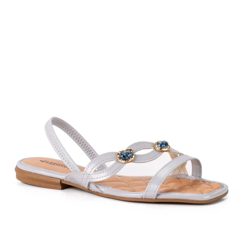 Sandália Mississipi Rasteira Azul 36