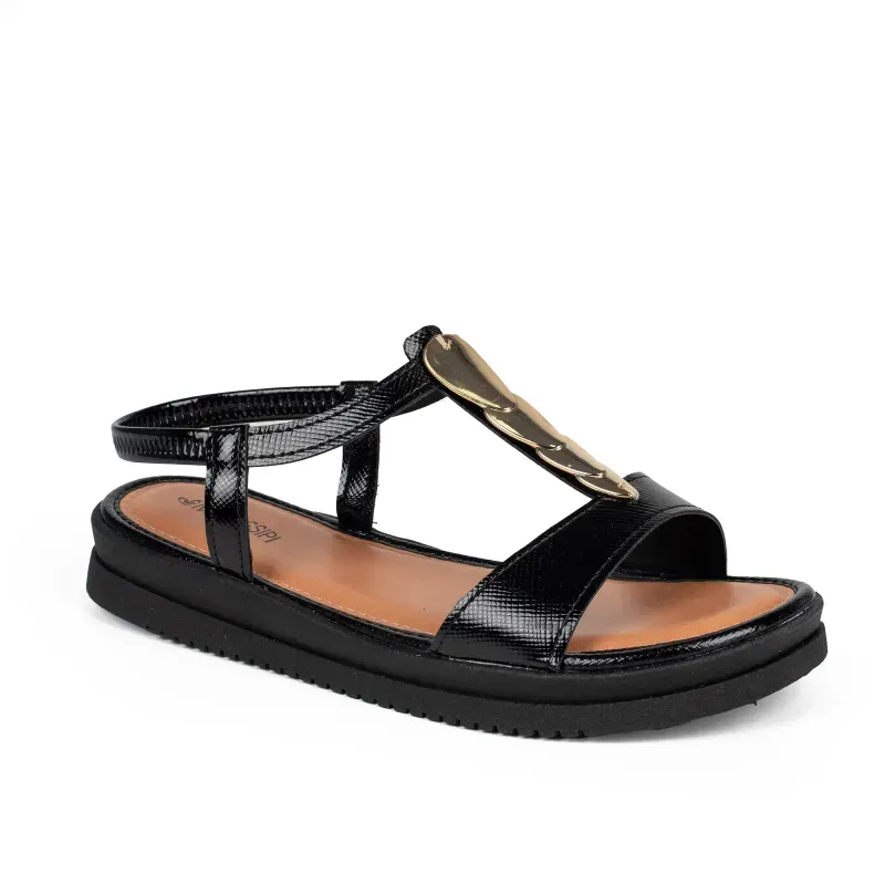 Sandália Mississipi Flatform Preta 34