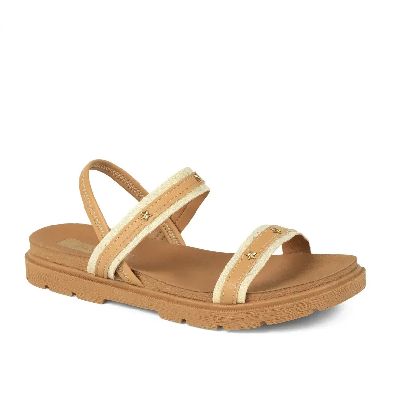 Sandália Pink Cats Infantil Flatform Caramelo 26