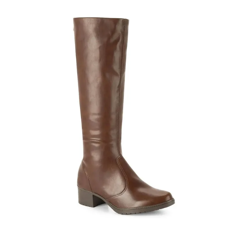 Bota Feminina Mississipi Cano Longo Roque Preto J0332-0002 35 / Marrom