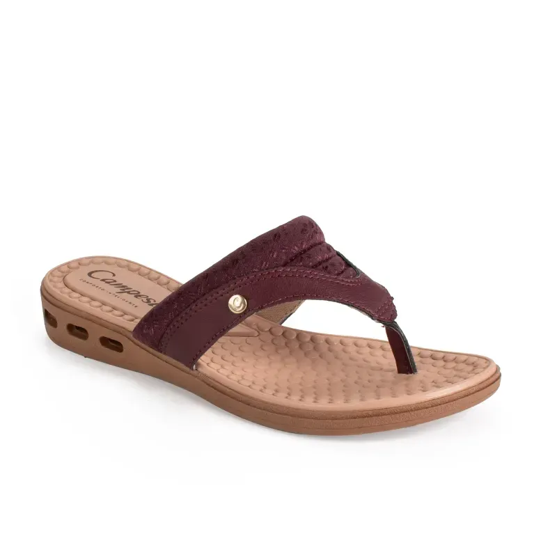 Chinelo Campesí Anabela Bordô 40