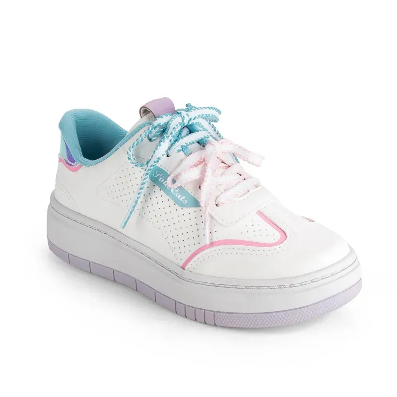 Tênis Pink Cats Casual Feminino Colorido Pastel 30