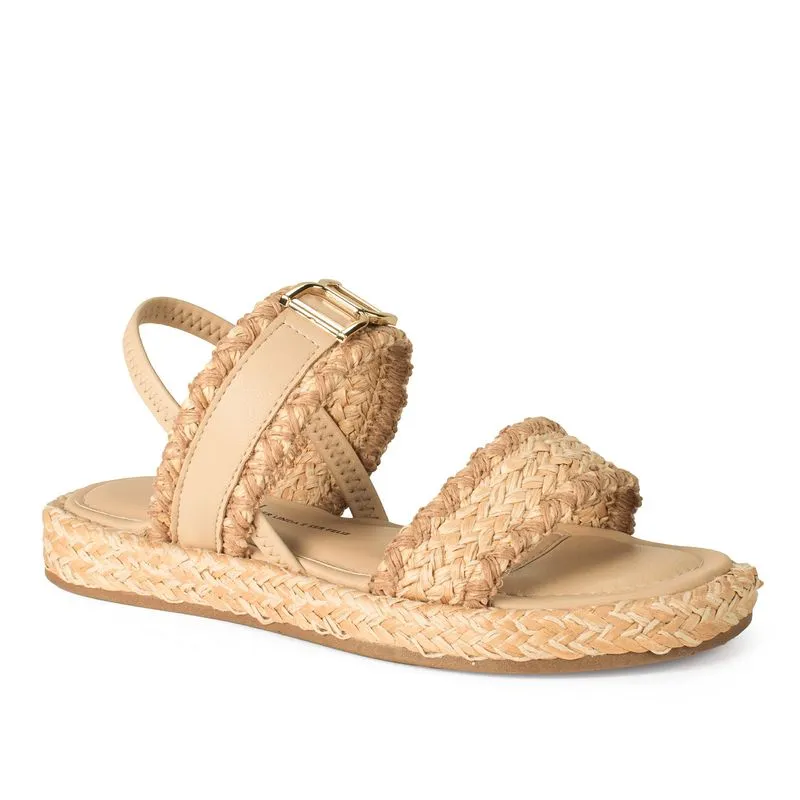 Sandália Dakota Flatform Bege 33
