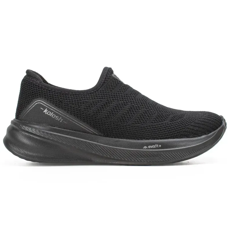 Tênis Kolosh Esportivo Slip On Feminino Preto 40