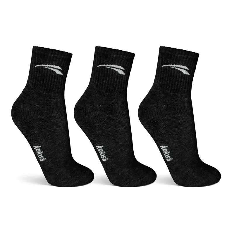 Kit de Meias Kolosh Preta 33/38 U