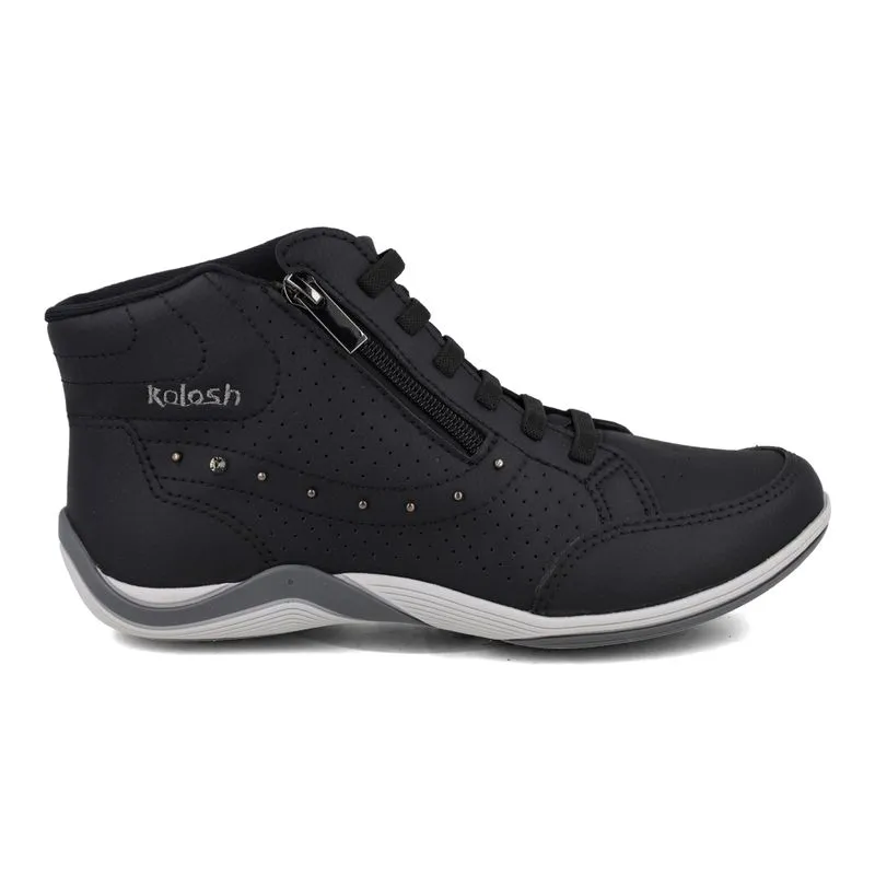 Tênis Kolosh de Cano Alto Preto Feminino 36