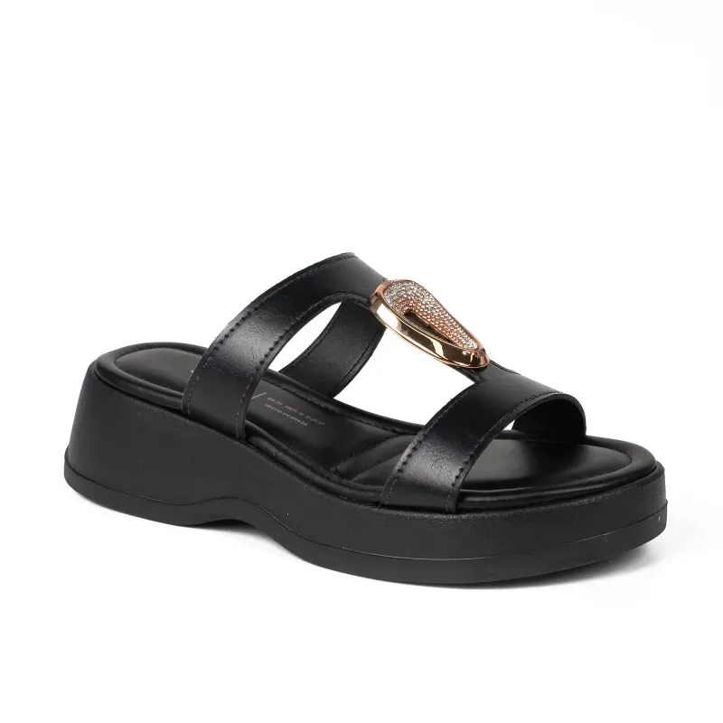 Tamanco Dakota Anabela Preto 39