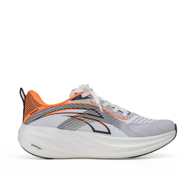 Tênis Kolosh Esportivo Feminino Branco e Laranja 34
