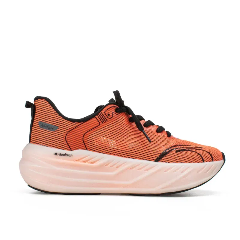 Tênis Kolosh Maxx Esportivo Feminino Laranja 39
