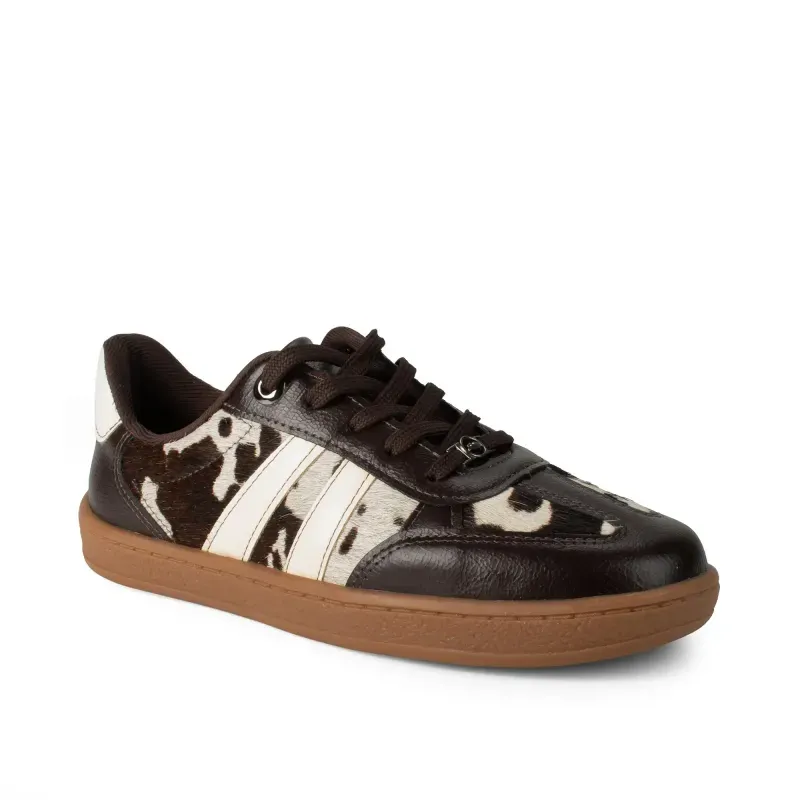 Tênis Dakota Casual Feminino Marrom Animal Print 35