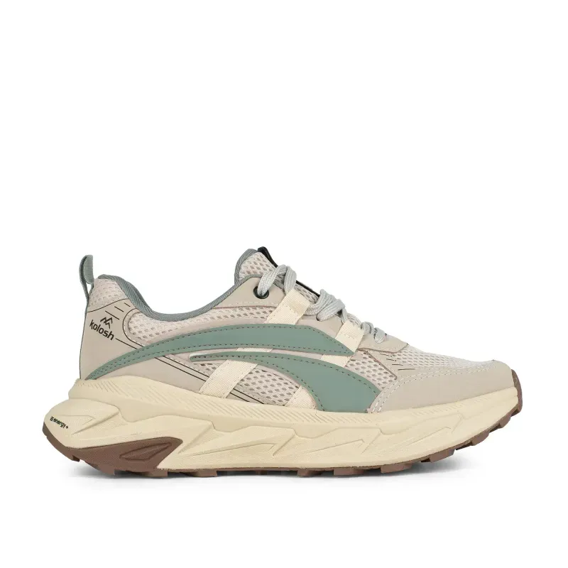 Tênis Kolosh Trail Esportivo Masculino Bege 39