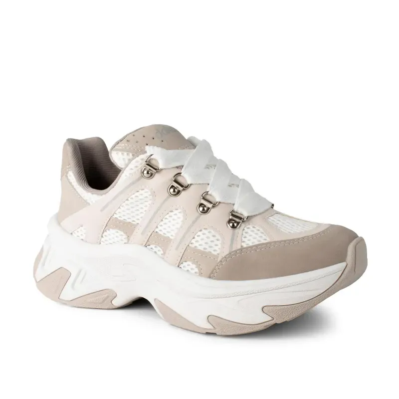 Tênis Dakota Casual Feminino Branco e Cinza 34