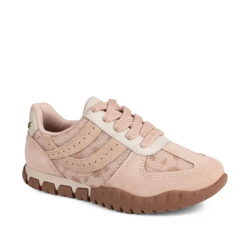 Tênis Tanara Jogging Feminino Rosa Confortável 37