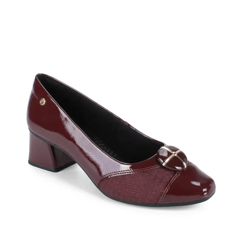 Scarpin Campesi Feminino Bordô 36