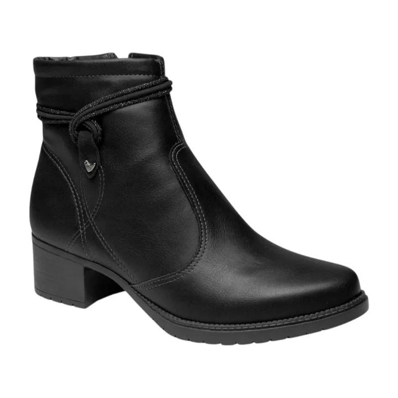 Bota Feminina Mississipi Berteli Cano Baixo Preto J0781-0001 36 / Preto