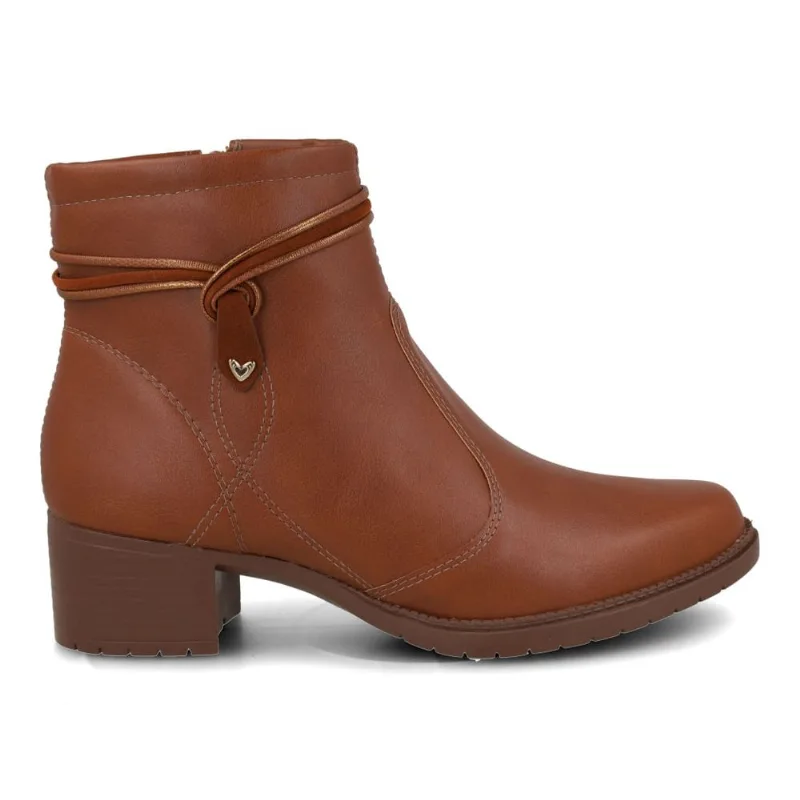 Bota Ankle Boot Mississipi Feminina Marrom 38