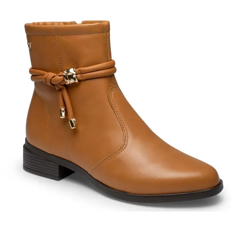 Bota Mississipi Cano Curto Feminina Caramelo 35
