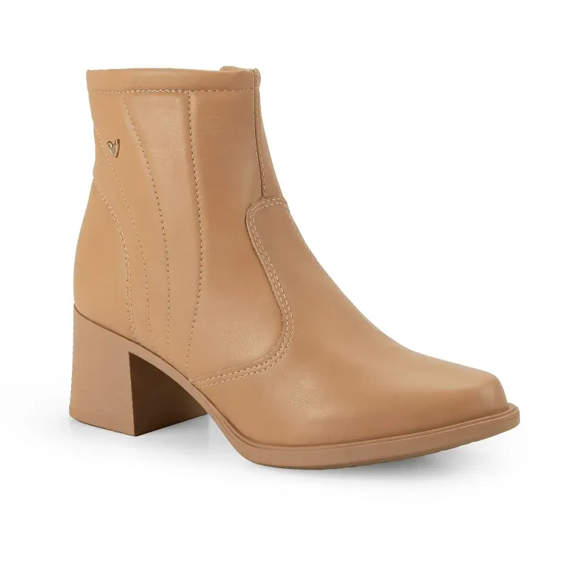 Bota Mississipi de Cano Curto Bege 40