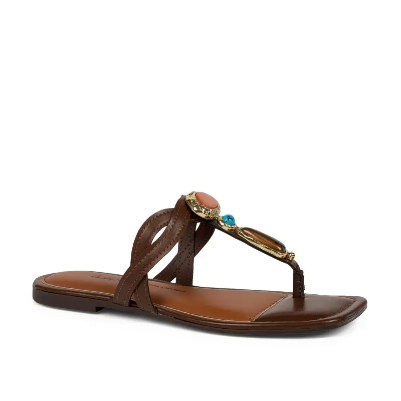 Chinelo Dakota Marrom 35