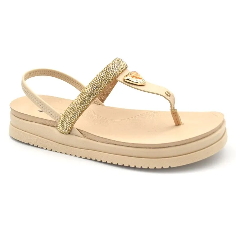 Papete Feminina Mississipi Creme J1491 39