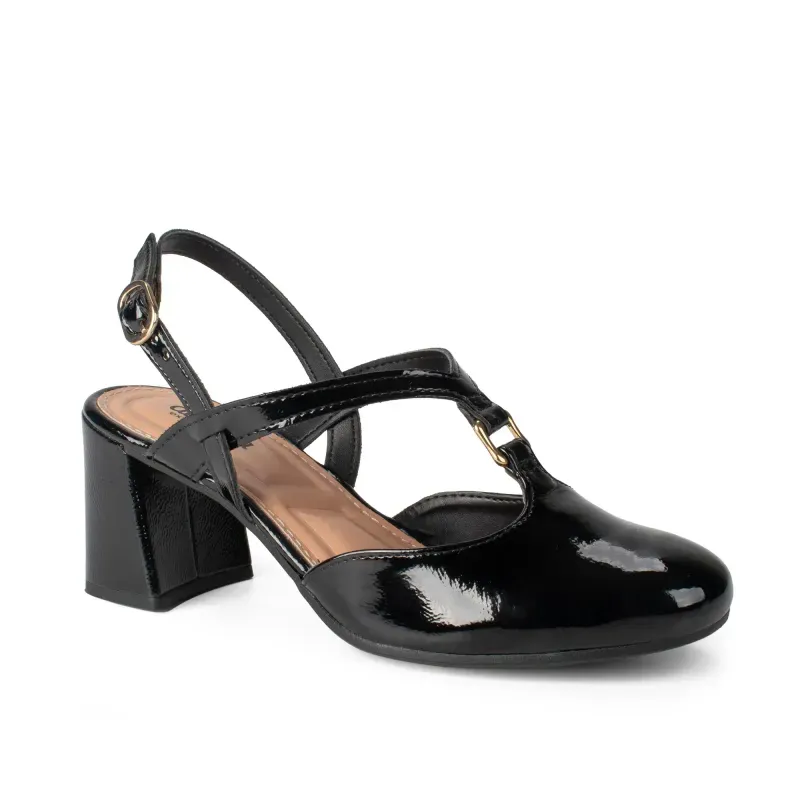 Sapato Dakota Salto Bloco Feminino Preto 37