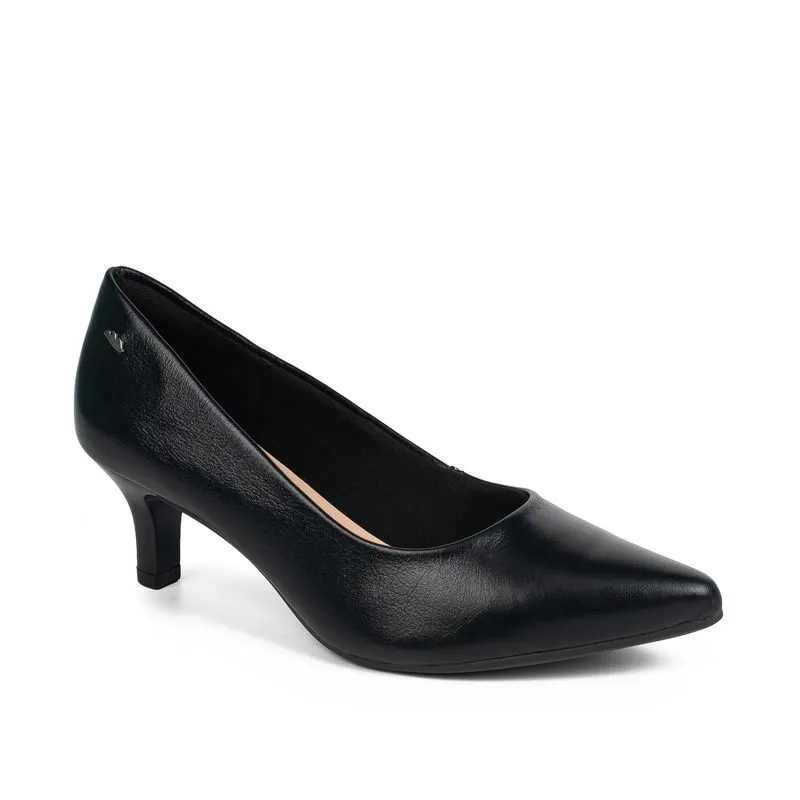 Scarpin Dakota de Couro Preto 34