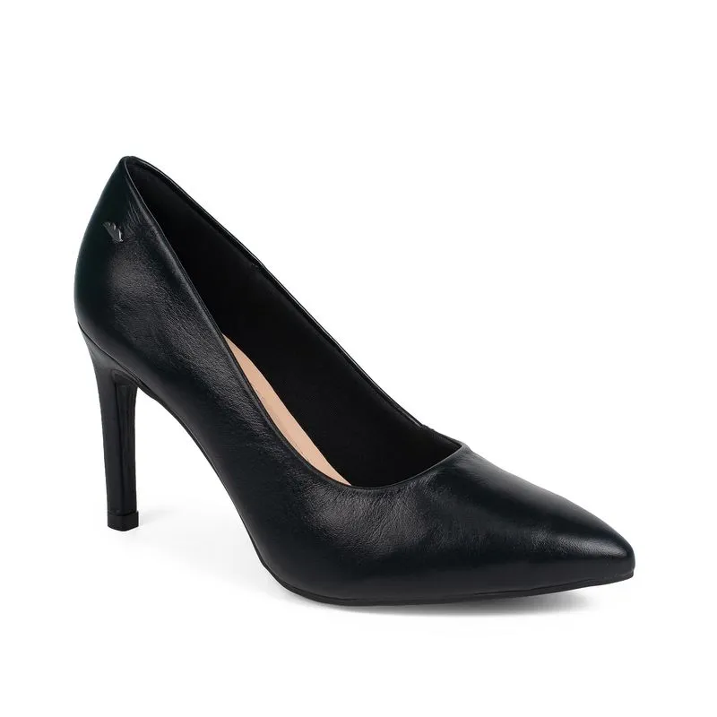 Scarpin Dakota de Couro Preto 36