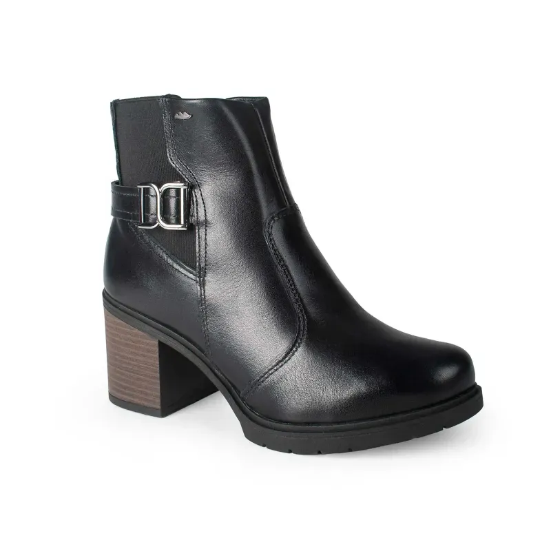 Bota Dakota Cano Curto Feminina Salto Bloco Preta 34