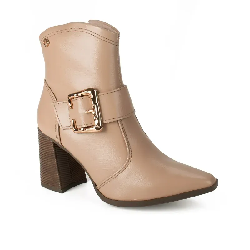 Bota Dakota Ankle Boot Feminina Marrom Claro 34